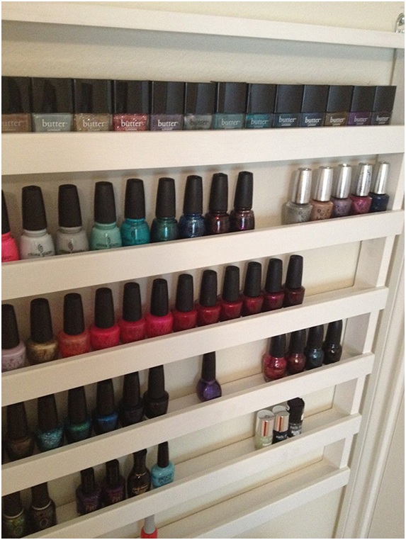 Nail Polish Storage Solutions for all your nail paint by Sassy Shif Says