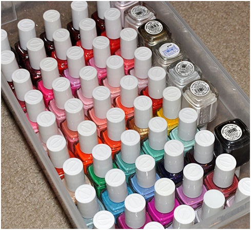 Nail Polish Storage Solutions for all your nail paint by Sassy Shif Says