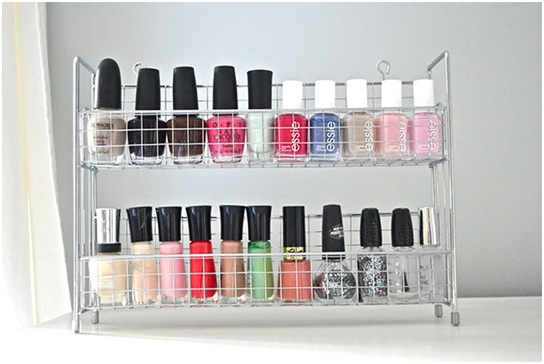 Nail Polish Storage Solutions for all your nail paint by Sassy Shif Says