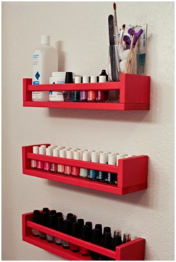 Nail Polish Storage Solutions for all your nail paint by Sassy Shif Says