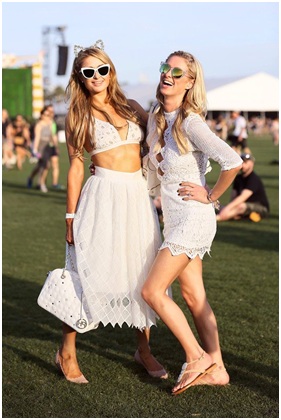 Paris & Nikki Hilton Coachella