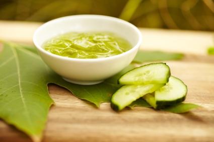 Cucumber Mask for puffiness