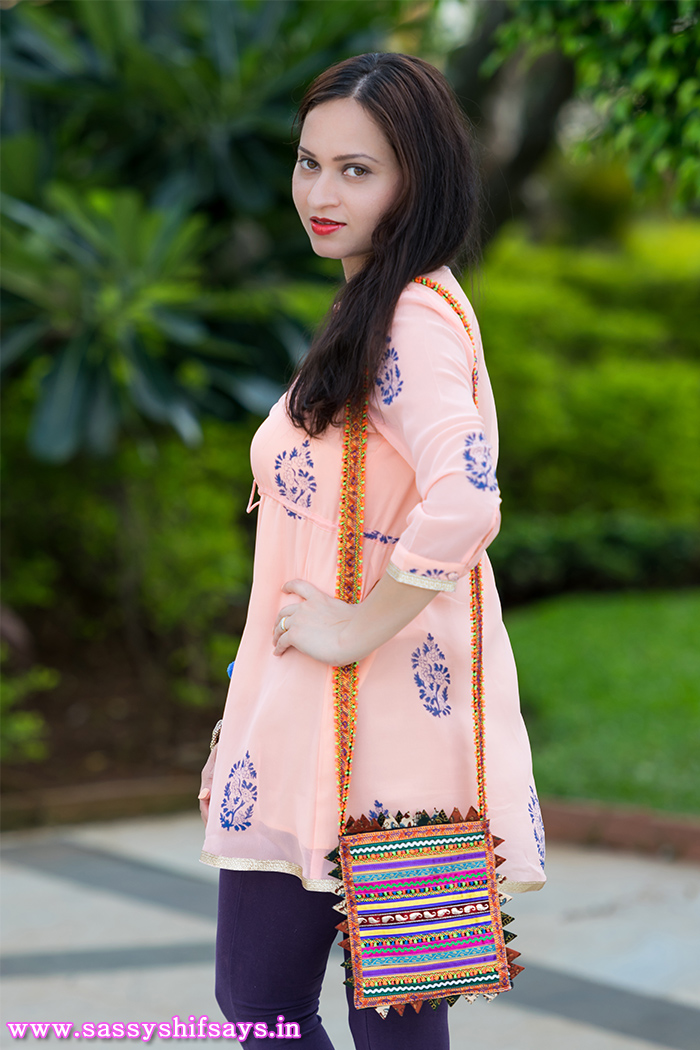 Kurta Top, Fashion blogger, Indian blogger, Outfit, Cinnamon Crest, Oriflame, Boga Accessories, Baaya Design, Sexy Kurti, Style, Diva, ootd, Pantaloons