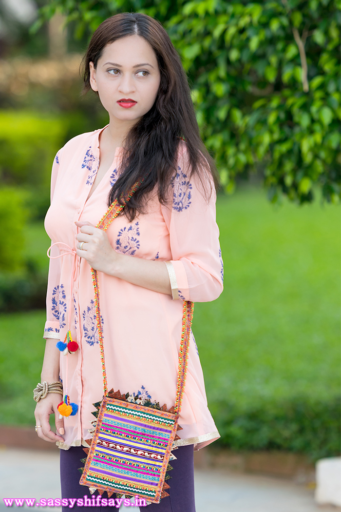 Kurta Top, Fashion blogger, Indian blogger, Outfit, Cinnamon Crest, Oriflame, Boga Accessories, Baaya Design, Sexy Kurti, Style, Diva, ootd, Pantaloons