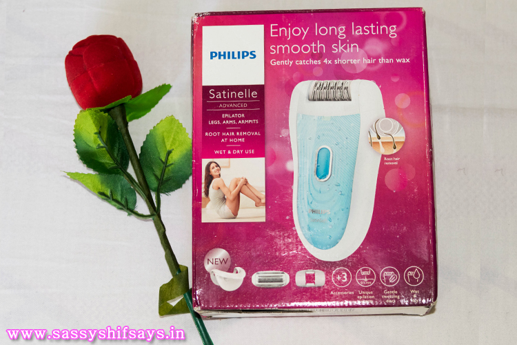 Product Review of the Philips Satinelle Epilator by Beauty Blogger Sassy Shif Says