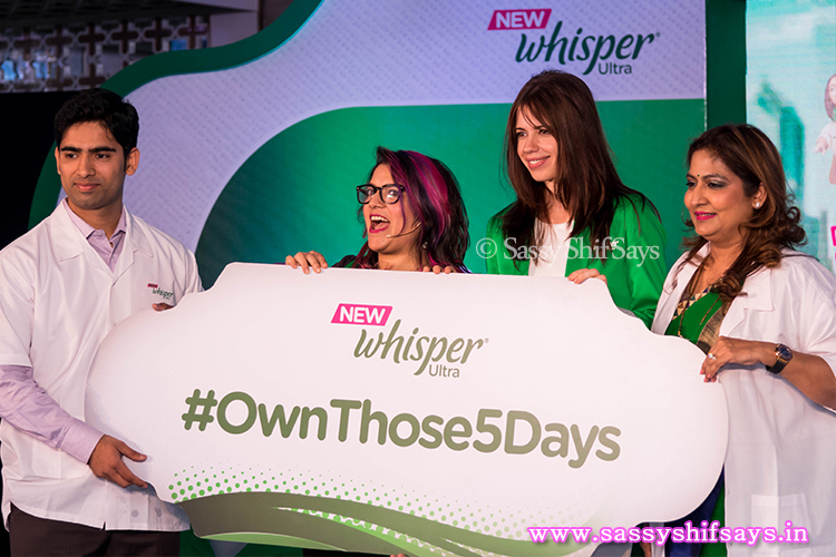 Kalki Koechlin Launches New Whisper Ultra (1)