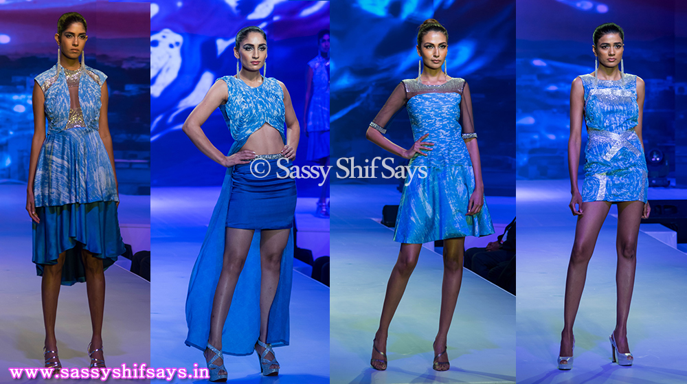 Aditya Birla Liva Protege 2015 Pink City Blue Tale Collection by Nitin Gupta (Ahmedabad Finalist)