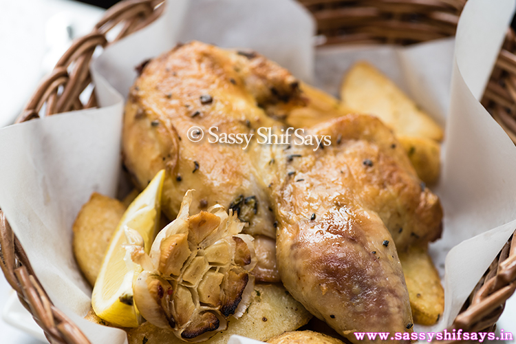 Roast Chicken Basket – Shamiana Restaurant, Taj Mahal Hotel, Colaba